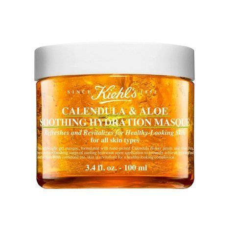 Зволожувальна маска для обличчя з календулою та алое Кіehl's Calendula & Aloe Soothing Hydration Masque 100 ml vnt230 фото
